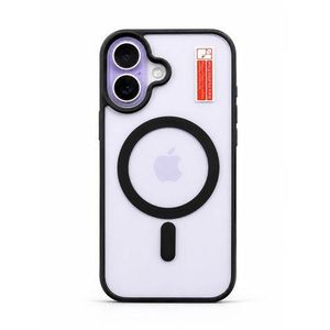 IPhone 17 Urban style black Transparent Magsafe Magnetic Back Case