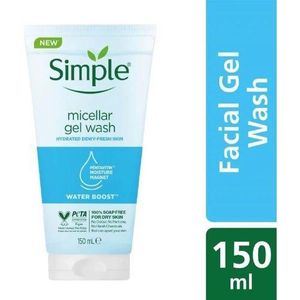Simple Water Boost Micellar Facial Gel Wash.