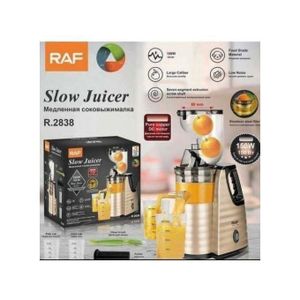 RAF 150W Slow Masticating Fruit Juicer – Juice Slow Extractor Gold