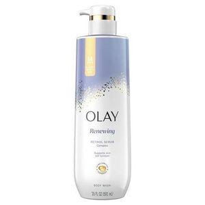 Olay Cleansing & Renewing Nighttime Body Wash with Retinol Serum Complex.