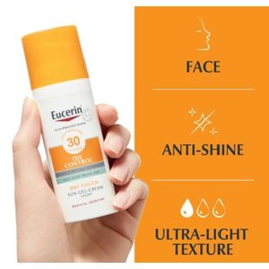Eucerin-Sun Oil Control Dry Touch Sun Gel-Cream SPF30 Sunscreen 50ml.