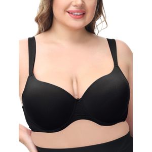 Women Plus Size Bra Lace Thin Padded with Underwire Bras