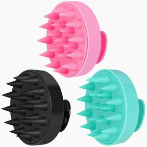 3 pieces wash hair massagers brush 