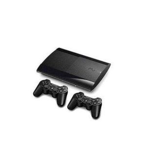 Sony Playstaion 3 PS3 Super Slim 500GB+ 20 Games PES 27, GTA V, Mortal Kombat, God of War, Car Race Etc With 2 Pads