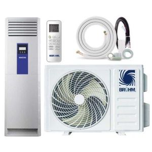 Bruhm 3.0hp Floor Standing Air Conditioner + Installation Kit