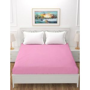 Genera Pink fitted elastic waterproof mattress  protector 