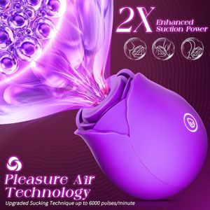 Powerful 10 Speed Vibrating Women Mansturbation Vaginal And Nipple Sucker Rose Sex Toy For Orgasm, Women Vaginal Sucker Rose Sex Toy Vibrator, Tongue G-spot Sucking, Rose with Sucker viboators Toy Viboator, Rose Sex Toy Clitoris Sucker