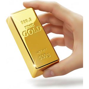 Mini Realistic Gold Brick Bar play Prop - 500g (1pc)