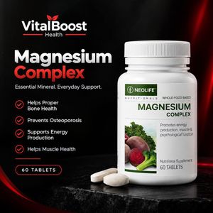 Neobalance Magnesium Complex – 60 Tablets - Vegan Whole-Food Mineral Supplement