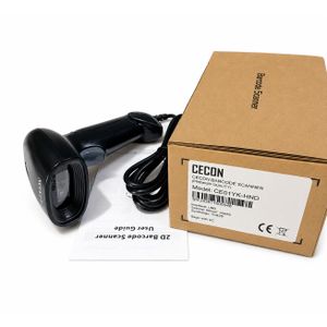 CECON 1D/2D Barcode Scanner Handheld USB Wired Bar Code Scanner