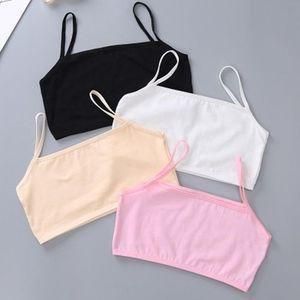 Teens bra top 6 pieces white milk brown pink