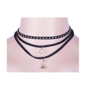 Adjustable Chic Faux Leather Vintage Choker Necklaces