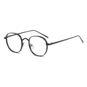 ONIBENZ Quality Metal Black Round Photochromic + Anti Blue Light Sturdy Frame Glasses For Men and Women