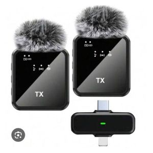 Mic F15-2 Mini Wireless Microphone (Dual TX Set)