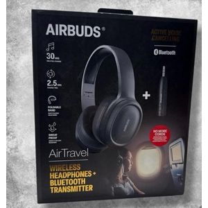 AirTravel NC1 Wireless Headphones + Bluetooth Transmitrer