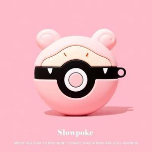 Inobrands For Apple pod 1-2 Case Cover Cartoon Cute Pokeball Soft Silicone Earphone Case Casing