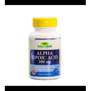 nature's field Alpha Lipoic Acid 200mg x100 Capsules 