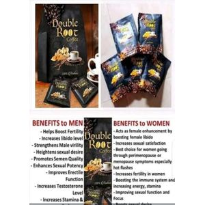 Double Root coffee for men - 6 sachets x2