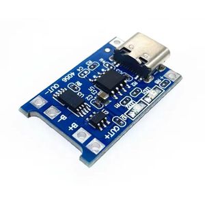 TP4056 5V 1A 18650 Type-C Lithium Battery Charging Board Charger Module With Protection 
