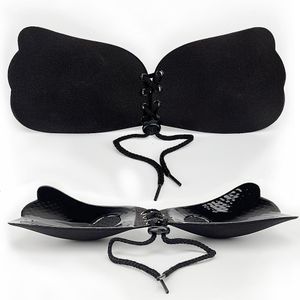 Invisible Push-Up Frontless Bra Silicone Deep Plunge Nigeria