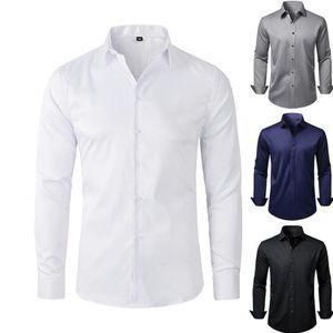 4-IN-1 Luxury Office Wear Long-Sleeve Shirt for Men Premium Corporate Executive Professional Style For Men