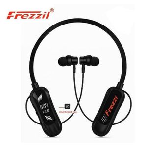 Frezzil Neckband Hanging Wireless Earbuds / Airpods With Noise Cancelling Bluetooth Earbuds With High Bass Long Lasting Battery Life Headphones 