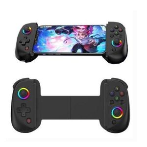 D8 Telescopic & Wireless Mobile Phone Gamepad with Turbo 6-axis Gyro, Vibration Bluetooth - Compatible 5.2 for Android, iPhone, Switch, PS4 & PC