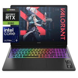 Hp Omen Max 16 Gaming - 64GB RAM / 1TB SSD - Nvidia GeForce RTX 5080 (16GB) - Intel Core Ultra 9 275HX - 16.0" WQXGA IPS 240Hz Display - Windows 11.