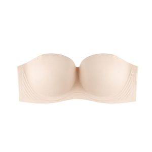 Woo Store Plus Size Women Ultrathin Strapless Bra Seamless Push Up