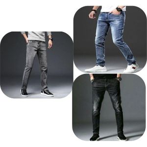 Three Pieces STOCK Jeans For Men - WashBlue +Mixedblack +Ash