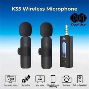 K35 3.5mm Wireless Microphone (dual Microphone)