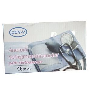 Aneroid Pocket Sphygmomanometer + Stethoscope BP Monitor