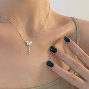 Y Pendant Long Necklace for Women Men Elegant Temperament Exquisite and  Small Accessories Square Female Collarbone Chain Fashion Pendant Necklace