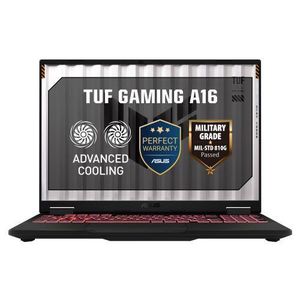 Asus TUF Gaming Laptop A16-AMD Ryzen 7 260-16GB Ram-512GB SSD-NV GeForce RTX 5050 8GB-16'-WUXGA(1920 x 1200)-WIN 11 Home- Jaeger Grey- With Perfect Warranty-FA608UH