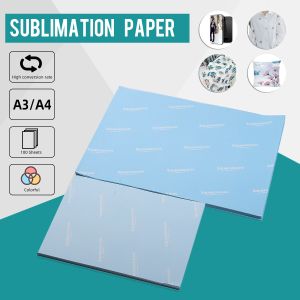 100 Sheets A4 Dye Sublimation Heat Transfer Paper for Polyester