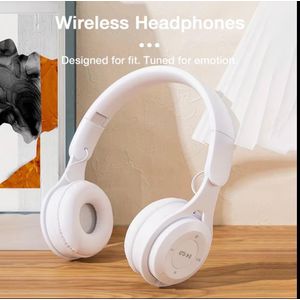 5.0 Wireless Bluetooth Stereo Foldable Headphone, Headset Y08. ( White )