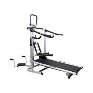 4-In-1 Manual Treadmill with Twister – Foldable Home Gym Equipment, Non-Electric Walking & Running Machine, Stepper & Waist Twister, Compact Fitness Trainer – Nationwide Delivery
