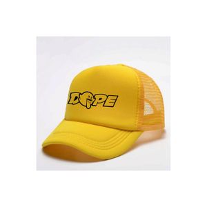 Brighten Design Baseball/Face Cap - Yellow 