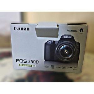Cam Mini Digital Camera Canon EOS 250D DSLR Digital Camera 24.1 Megapixels,EF-S 18-55mm F/3.5-5,6 III Lens Black