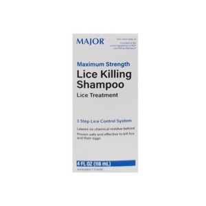 Major  Lice Killing Shampoo With Nit Comb - 118 ML