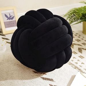 Luxury Velvet Knot Throw Pillow – Modern Decorative Cushion 
