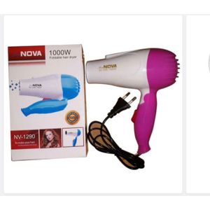 Nova NV-1290 Foldable Hair Dryer – 1000W