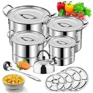 KITCHA 14-Piece Stainless Steel Cookware Set – Induction Compatible Brand: KITCHA  Similar products from KITCHA