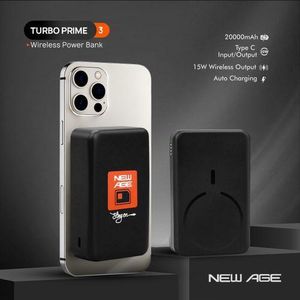New Age 20000mAh 15W (MagSafe) Turbo Prime 3 – 20,000mAh Magnetic Wireless Charging Power Bank