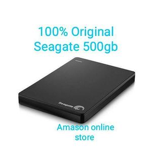 SEAGATE 100% Genuine Original BackUp Plus Slim 500gb Portable Storage Drive