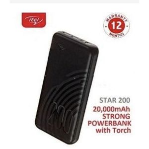 itel 20000mAh Fast Charging Power Bank +Free Fast Charger