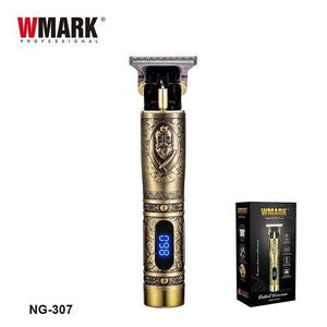WMARK NG-307 OEM Vintage Fashion Barber Hair Trimmer Zinc Alloy Metal Hair Cutter Machine Professional Cordless Men Clipper