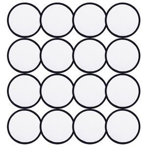 90 Pcs Leatherette Blank Hat Patches Iron on Leatherette Rustic