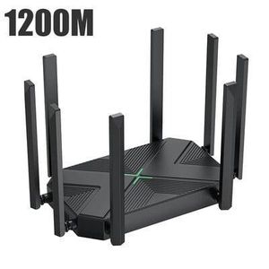 1200Mbps USB Long Range Wireless Network Extender Strong Signal Boost*er Repeater Internet Amp*iflier - 300M WIFI Router Gigabit Wireless Router WIFI Repeater 2.4G 5GHz Dual Band 8 Antenna Signal Bo*ster
