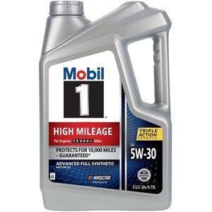 Mobil 1 Triple Action High Mileage SAE 5W-30 5Qt